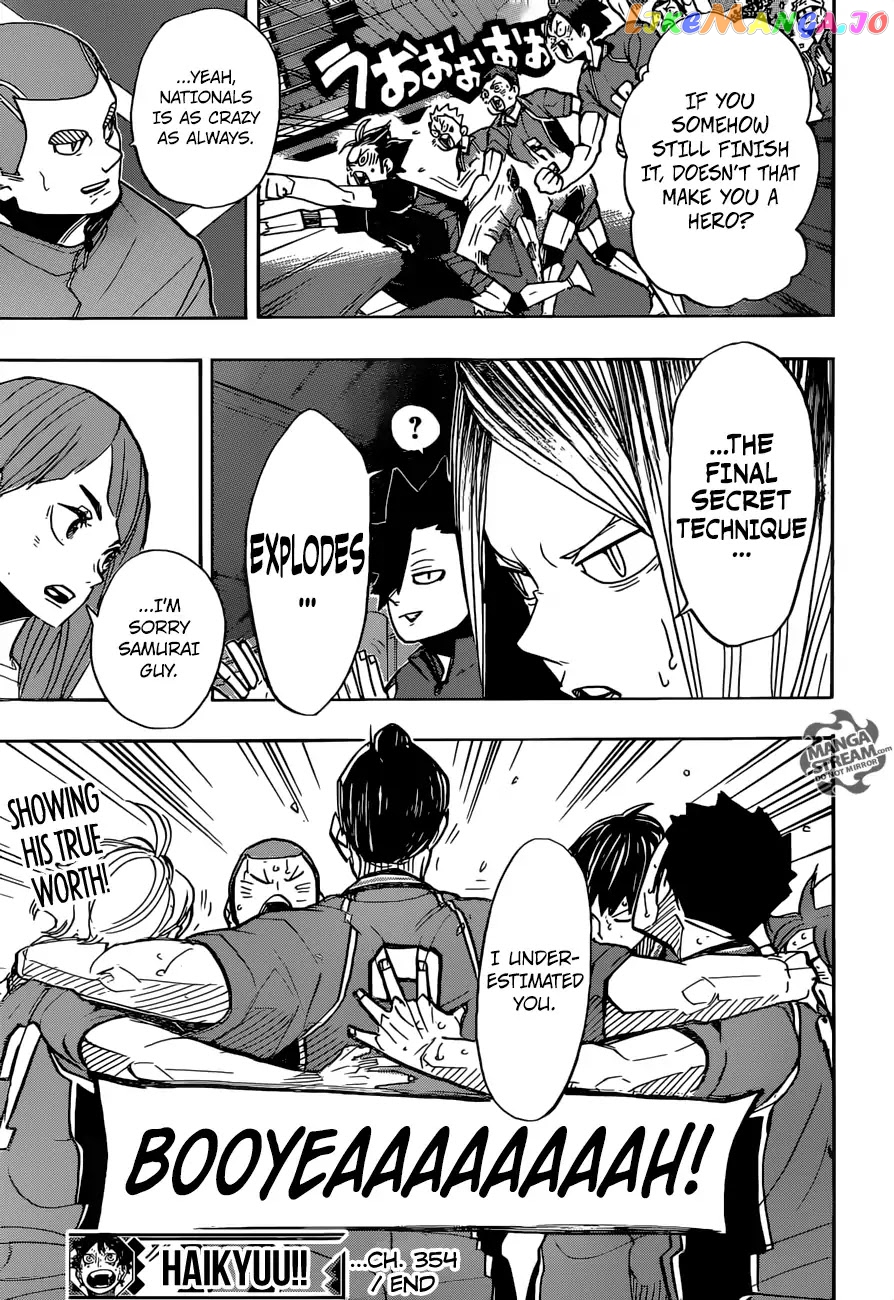 Haikyuu!!, Chapter 354 image 21